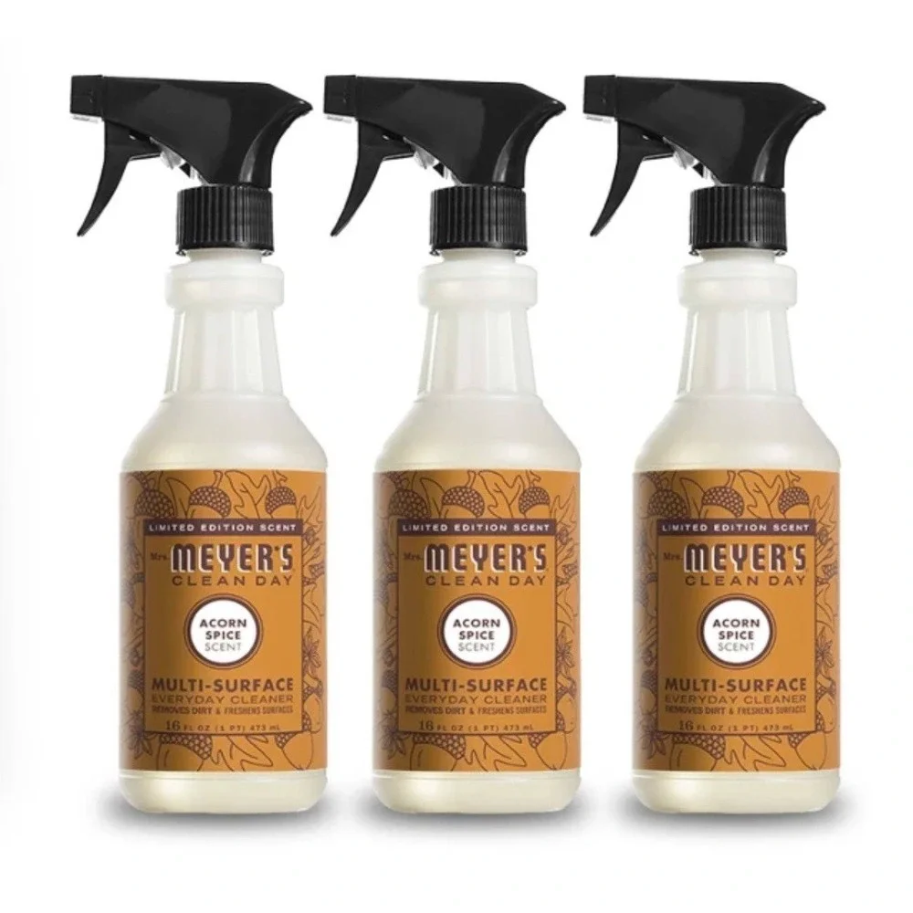Mrs Meyers Clean Day Acorn Spice Multi Surface‎ Cleaner Pack of 3 16 Fl Oz